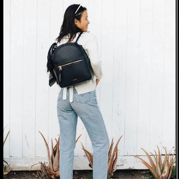 Calpak Kaya Backpack Black New With Tags in Dustbag Retails $95 - Picture 2 of 2